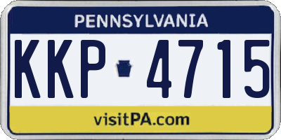 PA license plate KKP4715
