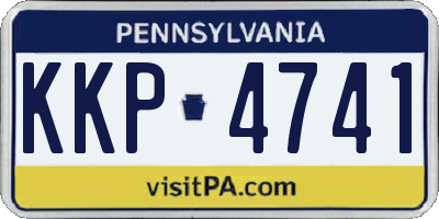 PA license plate KKP4741