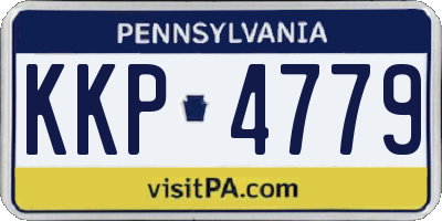 PA license plate KKP4779