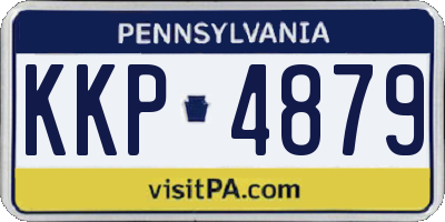 PA license plate KKP4879