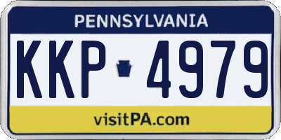 PA license plate KKP4979