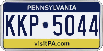 PA license plate KKP5044