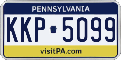 PA license plate KKP5099