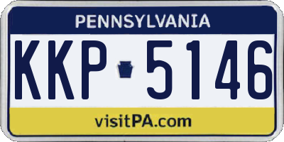 PA license plate KKP5146