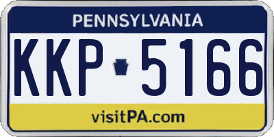 PA license plate KKP5166