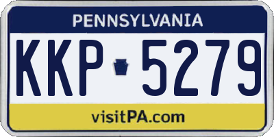 PA license plate KKP5279