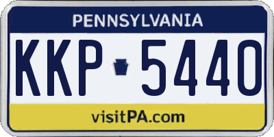 PA license plate KKP5440