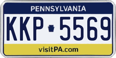 PA license plate KKP5569