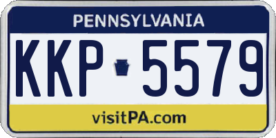PA license plate KKP5579