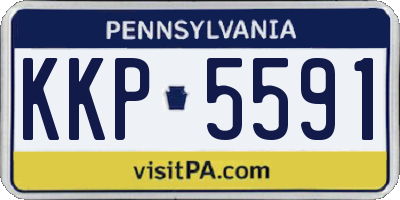 PA license plate KKP5591