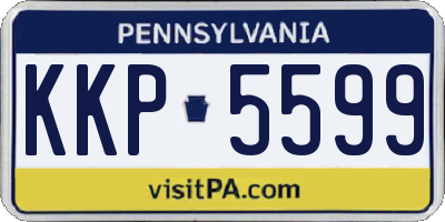 PA license plate KKP5599