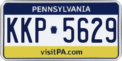 PA license plate KKP5629