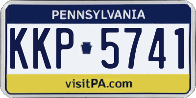PA license plate KKP5741