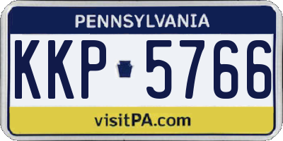 PA license plate KKP5766