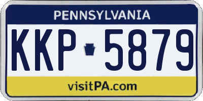 PA license plate KKP5879