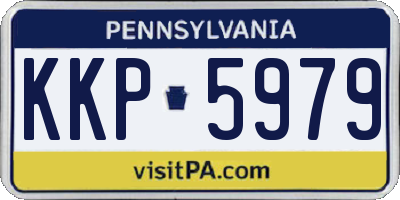 PA license plate KKP5979