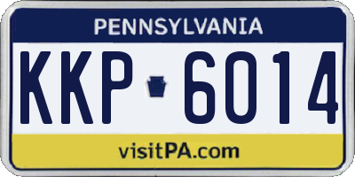 PA license plate KKP6014