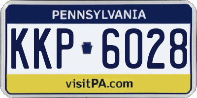 PA license plate KKP6028