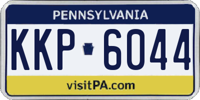 PA license plate KKP6044