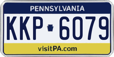 PA license plate KKP6079