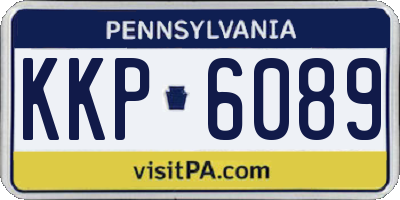 PA license plate KKP6089