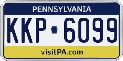 PA license plate KKP6099