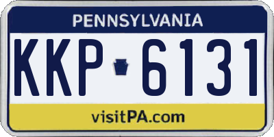 PA license plate KKP6131