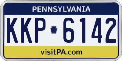 PA license plate KKP6142