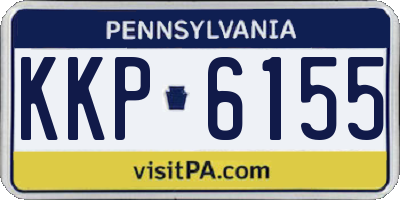 PA license plate KKP6155