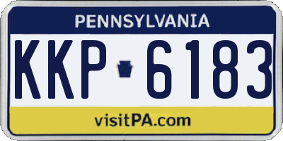 PA license plate KKP6183