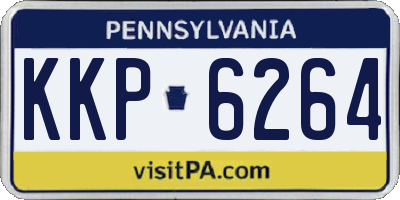 PA license plate KKP6264