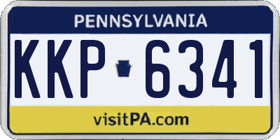 PA license plate KKP6341