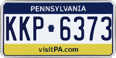 PA license plate KKP6373