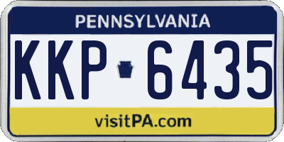 PA license plate KKP6435