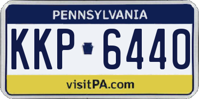 PA license plate KKP6440