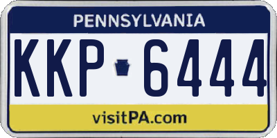 PA license plate KKP6444