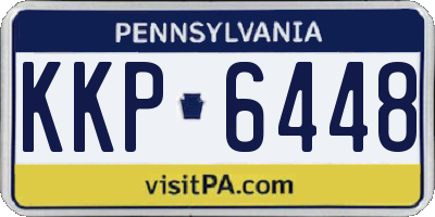 PA license plate KKP6448