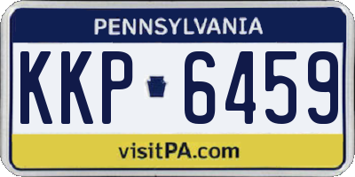 PA license plate KKP6459