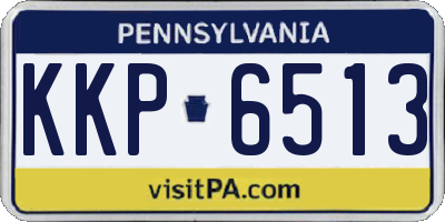 PA license plate KKP6513