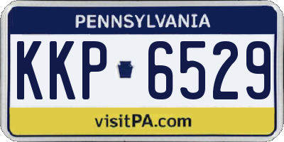 PA license plate KKP6529