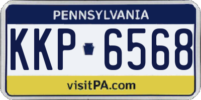 PA license plate KKP6568