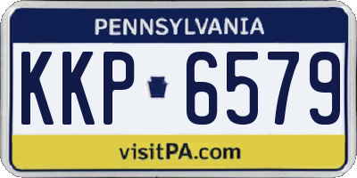 PA license plate KKP6579