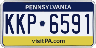 PA license plate KKP6591