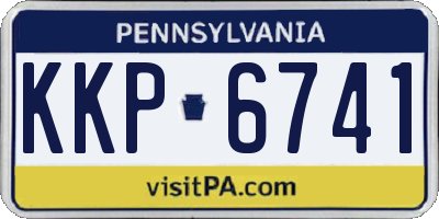 PA license plate KKP6741