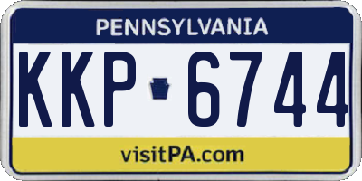 PA license plate KKP6744