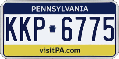 PA license plate KKP6775