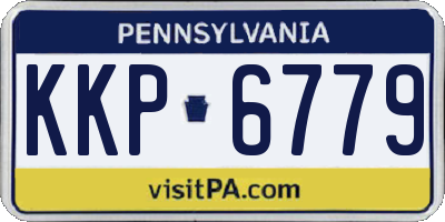 PA license plate KKP6779