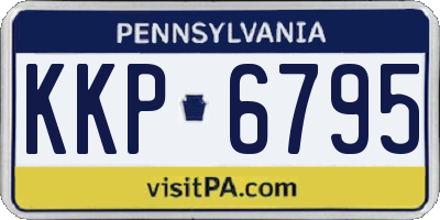 PA license plate KKP6795