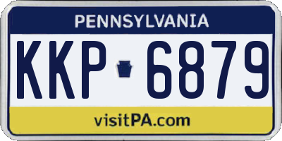 PA license plate KKP6879