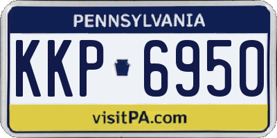 PA license plate KKP6950